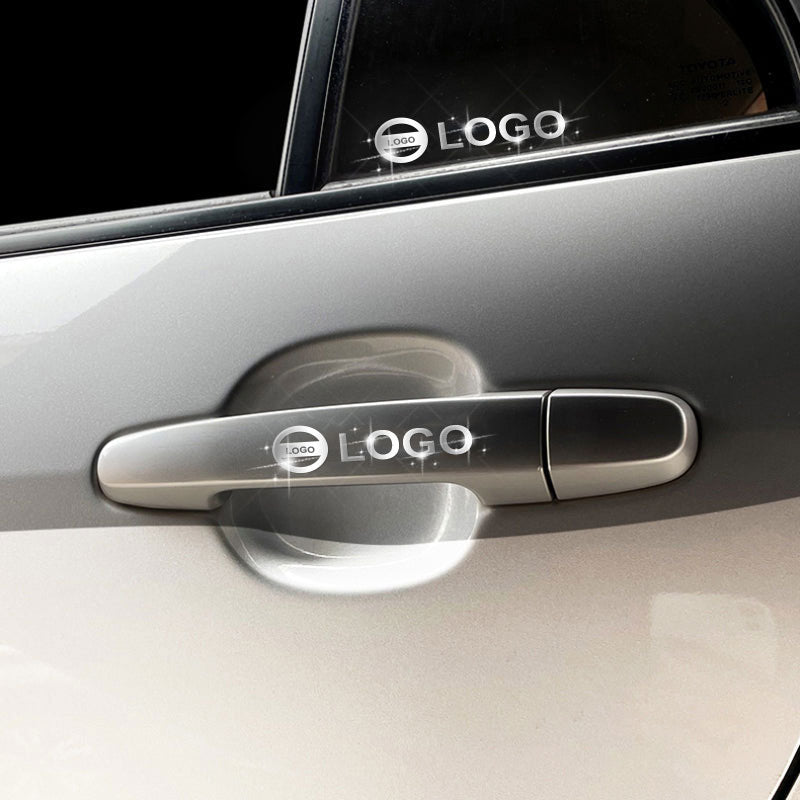 Metallemblem bil modifierad klistermärke