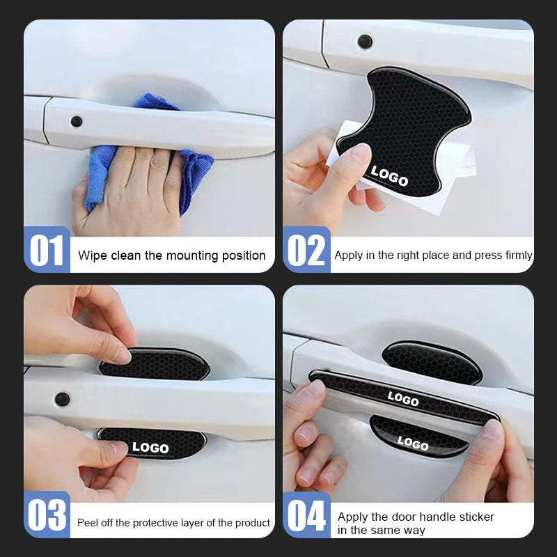Skyddsdekal för bildörrhandtag