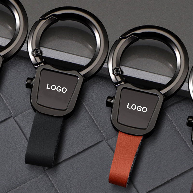 Nyckelring för bil i metall med clips