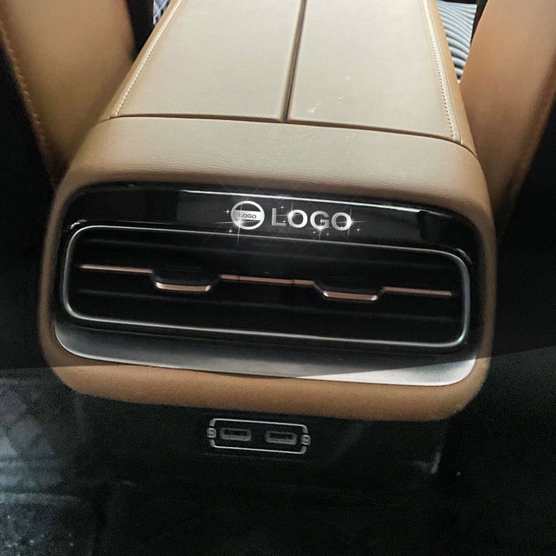 Metallemblem bil modifierad klistermärke