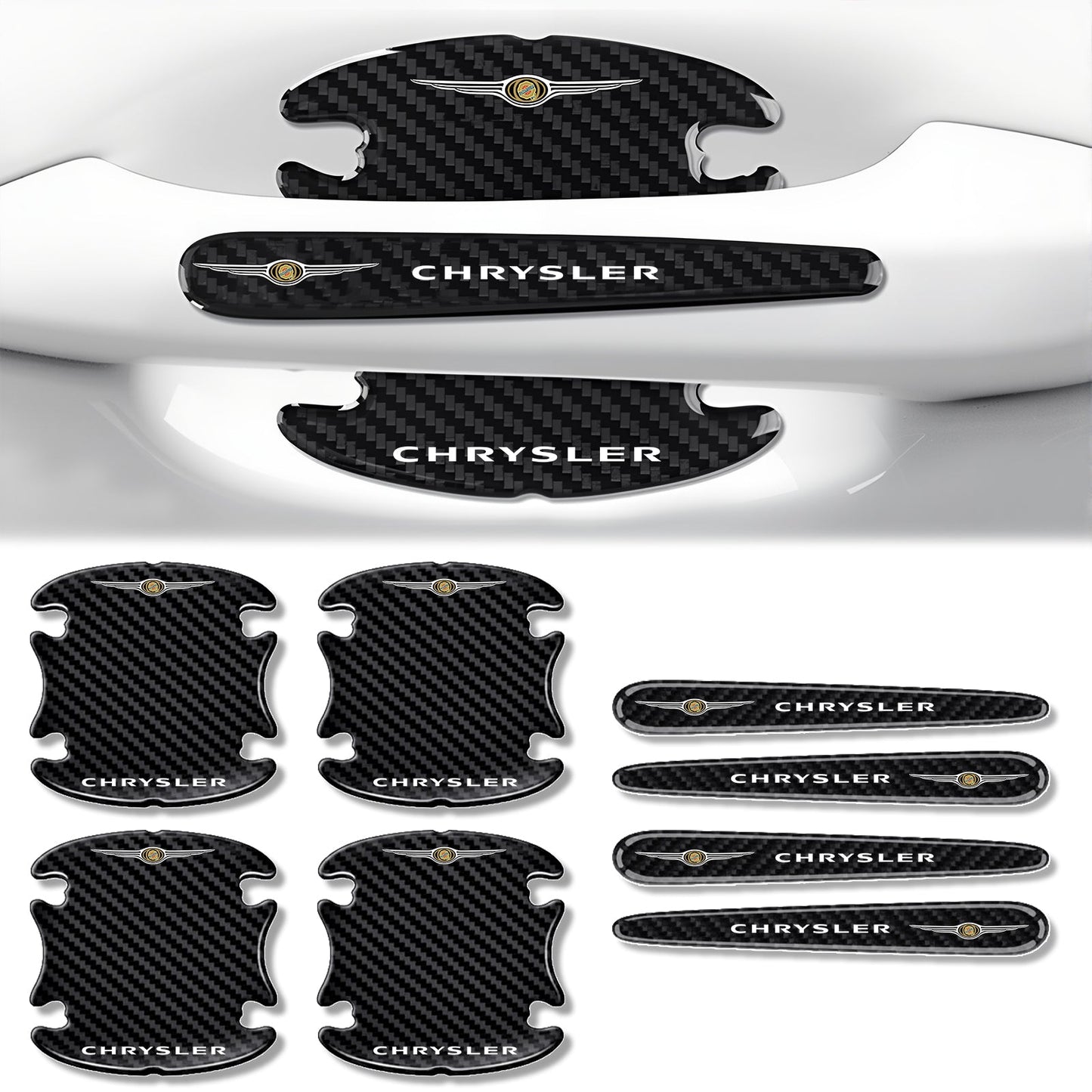 Repskydd för bilens dörrhandtag - osynligt lackskydd med stil