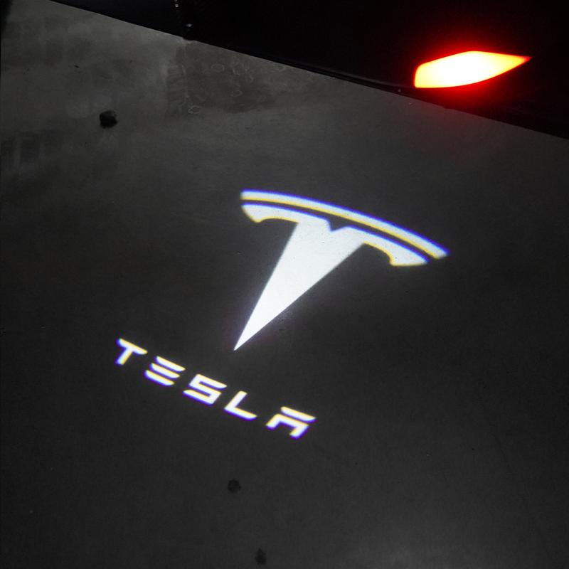 Trådlösa LED-projektorlampor för bildörra