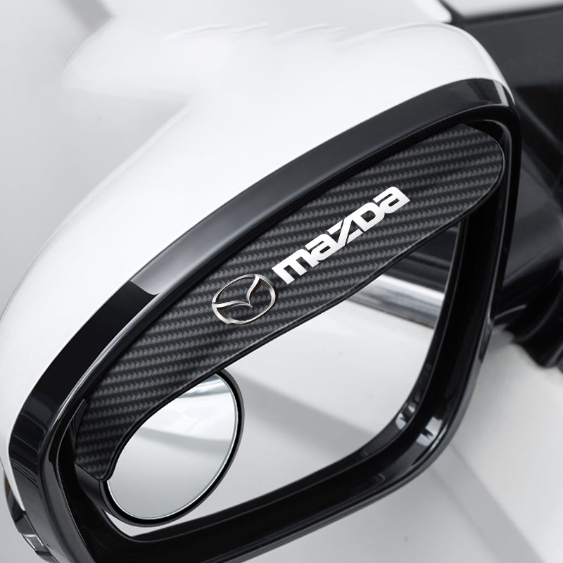 🔥Hett säljande🔥 Bilbackspegel Liten rund spegel Regnögonbryn (2 ST)