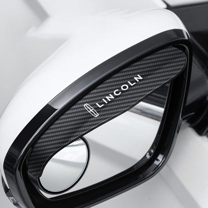 🔥Hett säljande🔥 Bilbackspegel Liten rund spegel Regnögonbryn (2 ST)