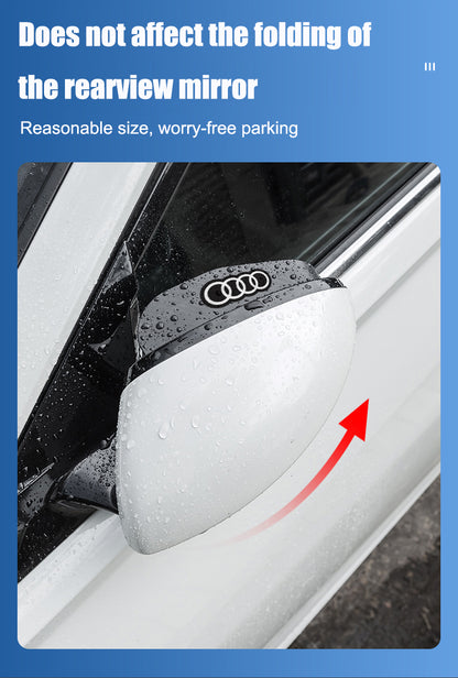 🔥Hett säljande🔥 Bilbackspegel Liten rund spegel Regnögonbryn (2 ST)