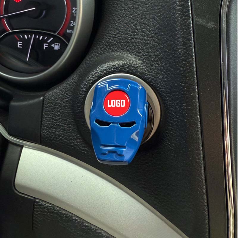 Premium metallhölje för tryck-och-startknapp | Hero Edition