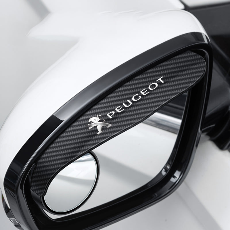 🔥Hett säljande🔥 Bilbackspegel Liten rund spegel Regnögonbryn (2 ST)