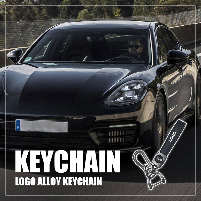 Nyckelring med logotyp i legering