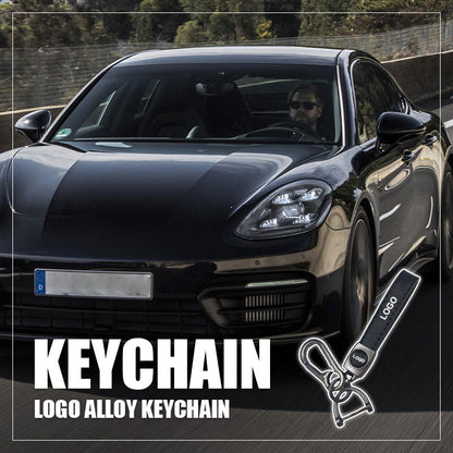 Nyckelring med logotyp i legering