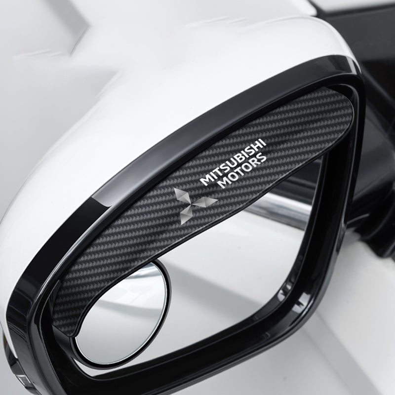 🔥Hett säljande🔥 Bilbackspegel Liten rund spegel Regnögonbryn (2 ST)