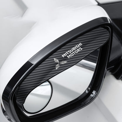 🔥Hett säljande🔥 Bilbackspegel Liten rund spegel Regnögonbryn (2 ST)