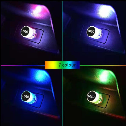 Mini USB LED-lampa för bilinteriör och atmosfär Dekorativ lampa