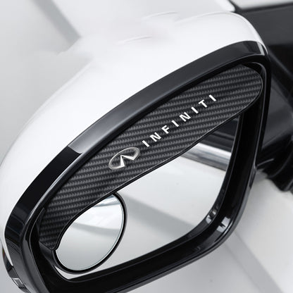 🔥Hett säljande🔥 Bilbackspegel Liten rund spegel Regnögonbryn (2 ST)