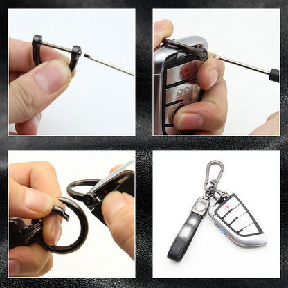 Nyckelring med logotyp i legering