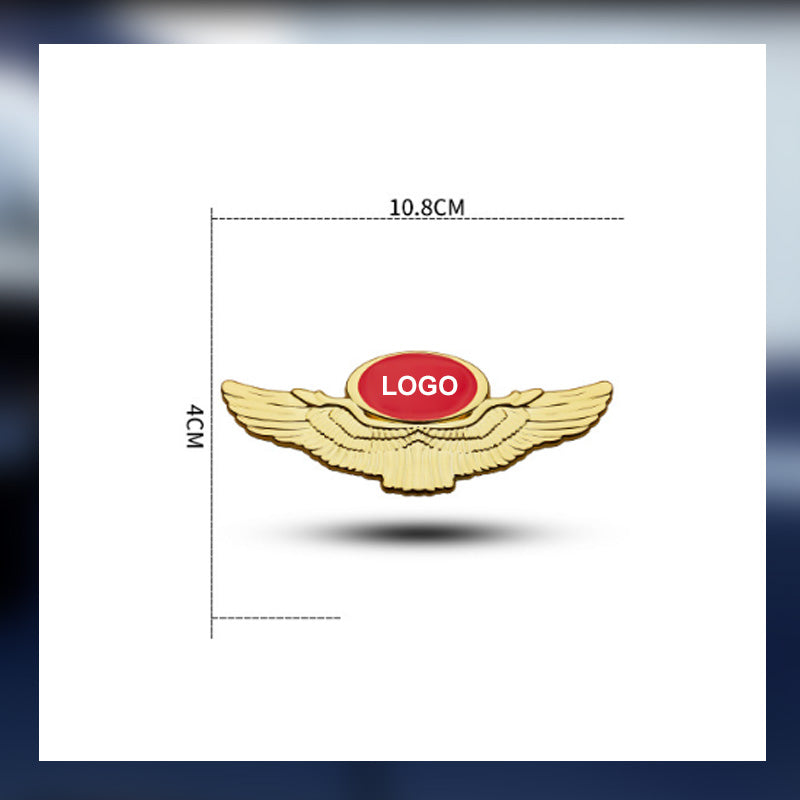 Bil Metall Bilklistermärken Vingar Bil Logotyp Klistermärken