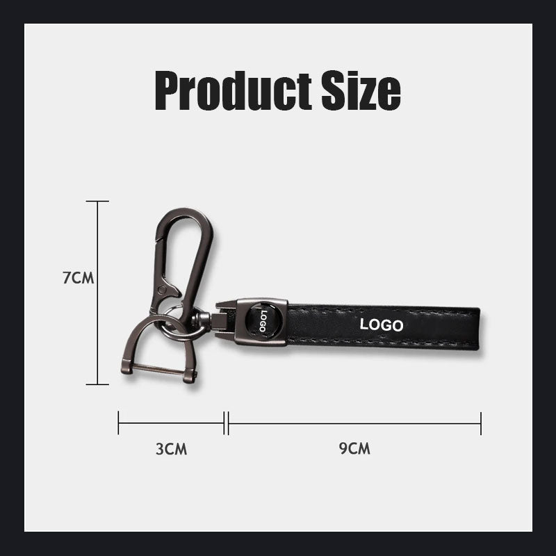 Nyckelring med logotyp i legering