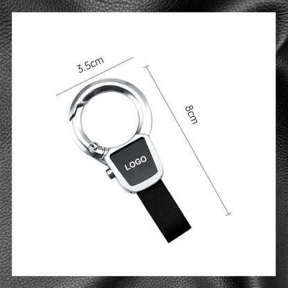 Nyckelring för bil i metall med clips