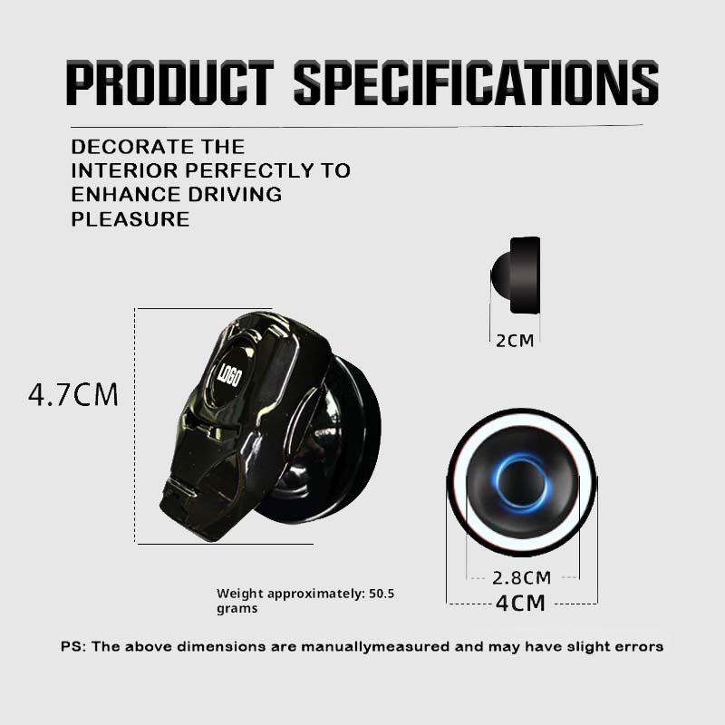 Premium metallhölje för tryck-och-startknapp | Hero Edition