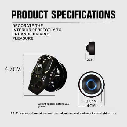 Premium metallhölje för tryck-och-startknapp | Hero Edition