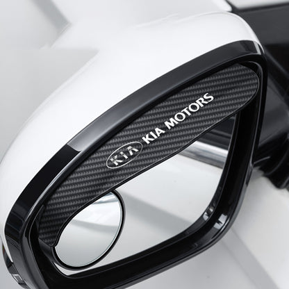 🔥Hett säljande🔥 Bilbackspegel Liten rund spegel Regnögonbryn (2 ST)