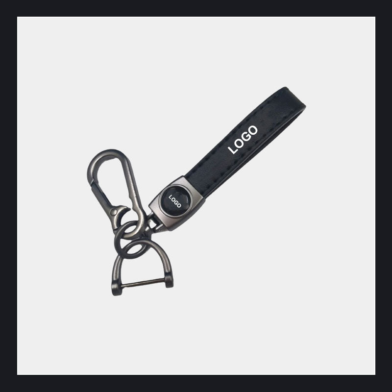 Nyckelring med logotyp i legering