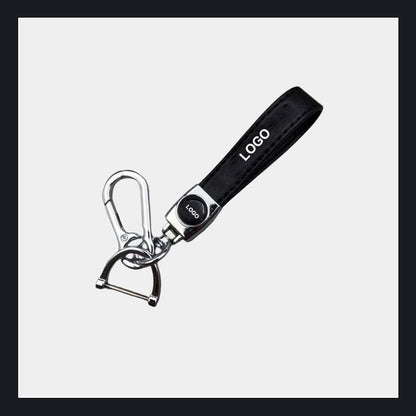 Nyckelring med logotyp i legering