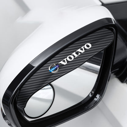 🔥Hett säljande🔥 Bilbackspegel Liten rund spegel Regnögonbryn (2 ST)