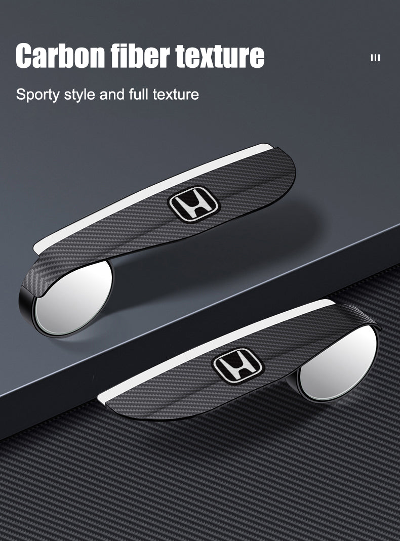 🔥Hett säljande🔥 Bilbackspegel Liten rund spegel Regnögonbryn (2 ST)