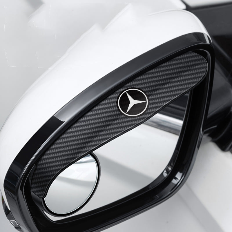 🔥Hett säljande🔥 Bilbackspegel Liten rund spegel Regnögonbryn (2 ST)