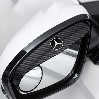 🔥Hett säljande🔥 Bilbackspegel Liten rund spegel Regnögonbryn (2 ST)